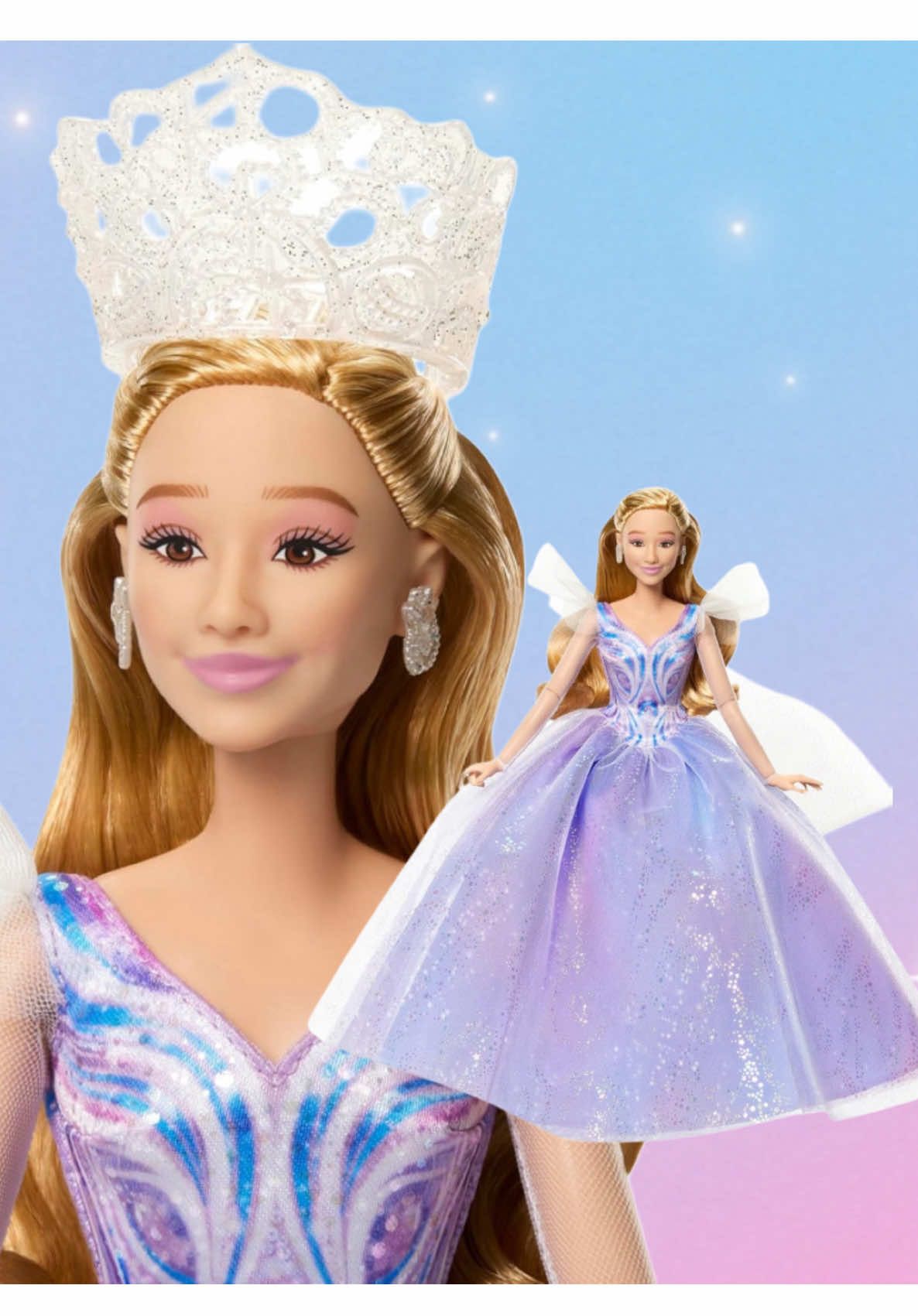 Le hice unos ligeros cambios a mi  muñeca de Glinda, Wicked Parte 2 🫧#MuñecasColeccionables #WickedParte2 #Glinda #ArianaGrande #UnboxingTikTok #DollTok #BarbieCollectors 
