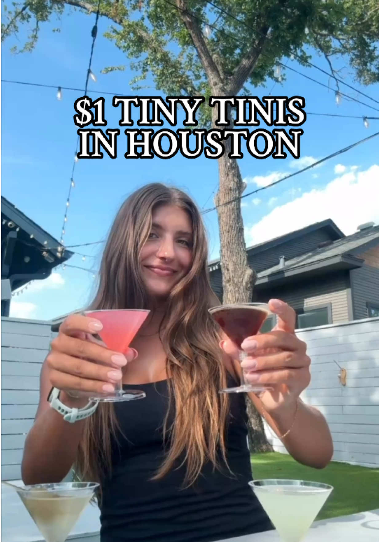 ✨🍸$1 TINY MARTINIS EVERY WED, THURS, FRI IN HOUSTON 🍸 // ESPRESSO, COSMO, DIRT, LEMON DROP 🍋✨ #HoustonLoveList // Every Wednesday, Thursday and Friday from 5-6PM Almost Famous has $1 tiny martinis during their power hour happy hour! 🍸🎉 ✨ MARTINI OPTIONS ➡️ Espresso, cosmo, dirty, or lemon drop. 🍸 ✨OTHER HAPPY HOUR SPECIALS ⤵️ - All day Wednesday: $6 wine/selzters, $5 wells - Sunday: $7 spritz, $20 domestic buckets This place is dog friendly, has a large outdoor patio/yard with games and tvs to watch your fav sports teams play! 🐶 📍LOCATION // 807 W. 19th Street, Houston, Texas 77008 ⏰ HOURS // Wed-Thurs 3PM-12AM, Fri 3PM-2AM, Sat 1PM-2AM, Sun 1PM-12AM Add it to the Love List 💕✨