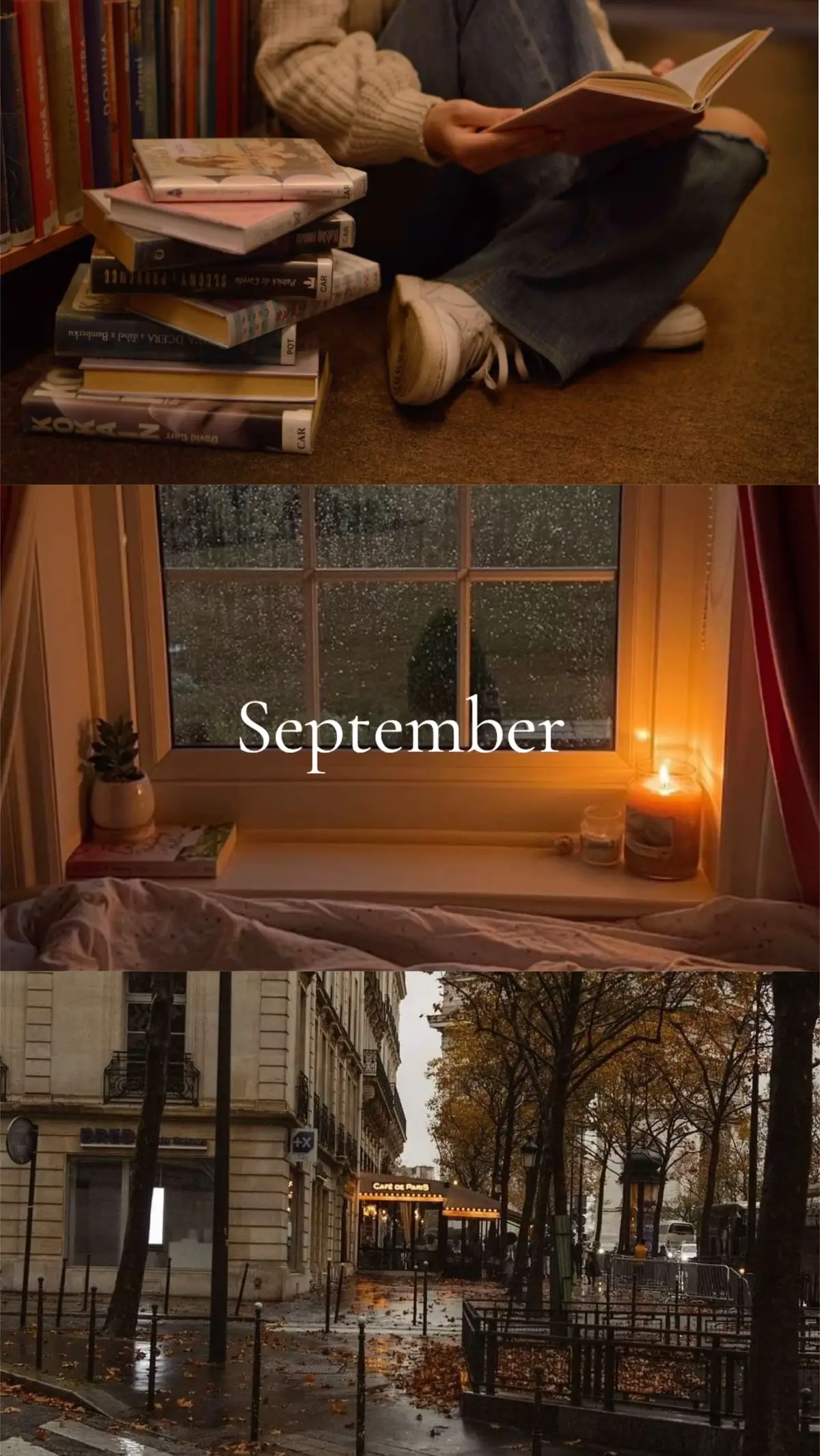 Manifesting my autumn looks like this and not just rain and soggy leaves #pinterest #autumn #aesthetic #moodboardaesthetic #pins #darkred #september #october #november #december #winter #fyp #foryou 
