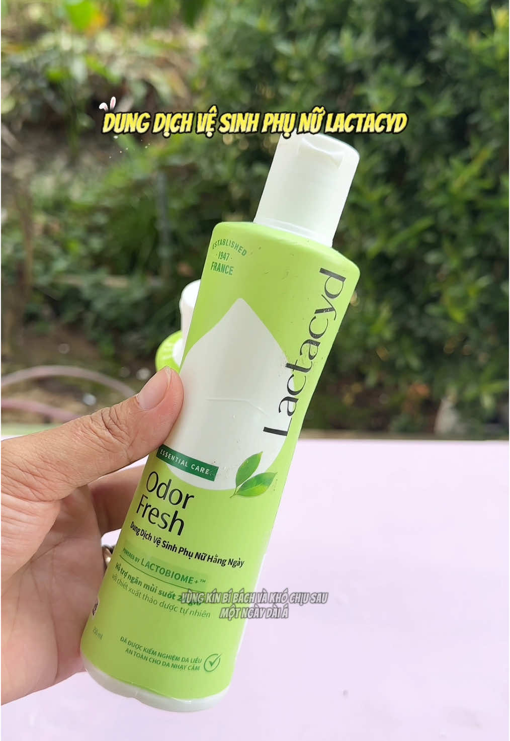 Dung dịch vệ sinh phụ nữ Lactacyd đã có mẫu mới rồi nha mấy bà 