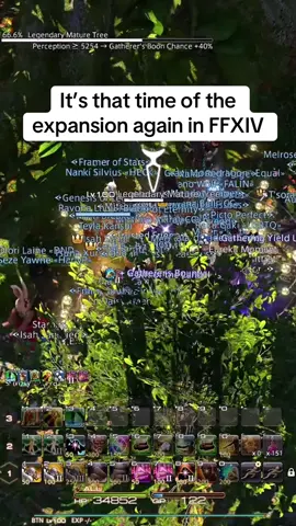 One day I’ll remember to use my keybind to only view the gathering node I need 😩 #ffxiv #finalfantasyxiv #finalfantasy14 #ffxivonline #mmorpg #fyp 