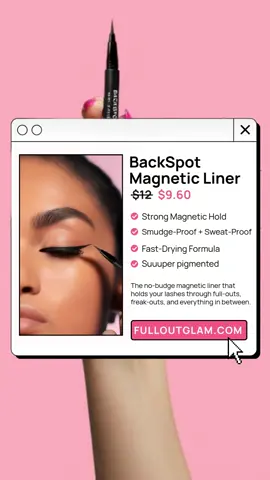 Meet Backspot Liner — the magnetic liner that actually holds through sweat, tumbling, and full-on comp-day chaos. Smudge-proof. Glue-free. Freakishly strong. ✨ Use code GLAM20 for 20% OFF right now — because slipping lashes? Not on your mat. 👀 Tap the link and lock it in.