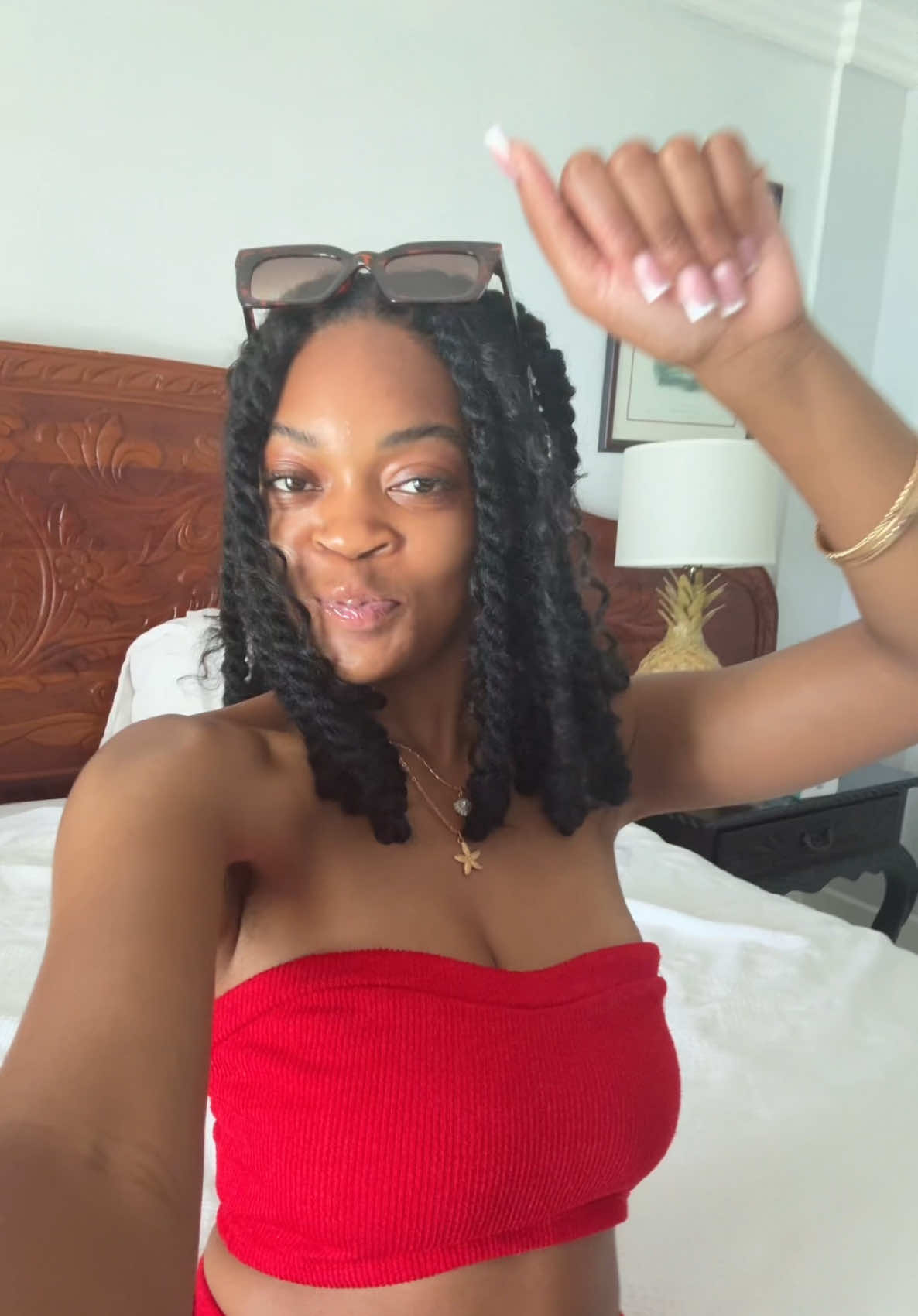 In a good mood ig 😭❤️#fyp #Summer #vacation #blackgirl #content #jamaica #peace 