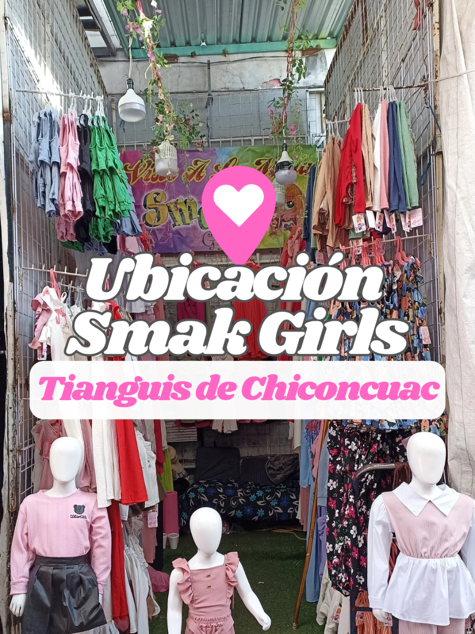 💕 Te mostramos como llegar a nuestro puesto Smak Girls en el📍 Tianguis de Chiconcuac Edomex 💕 #ubicacion #chiconcuac #ropaparaniñas #modainfantil #ropaparabebe #fabricantesderopa #proveedoresmayoristas 