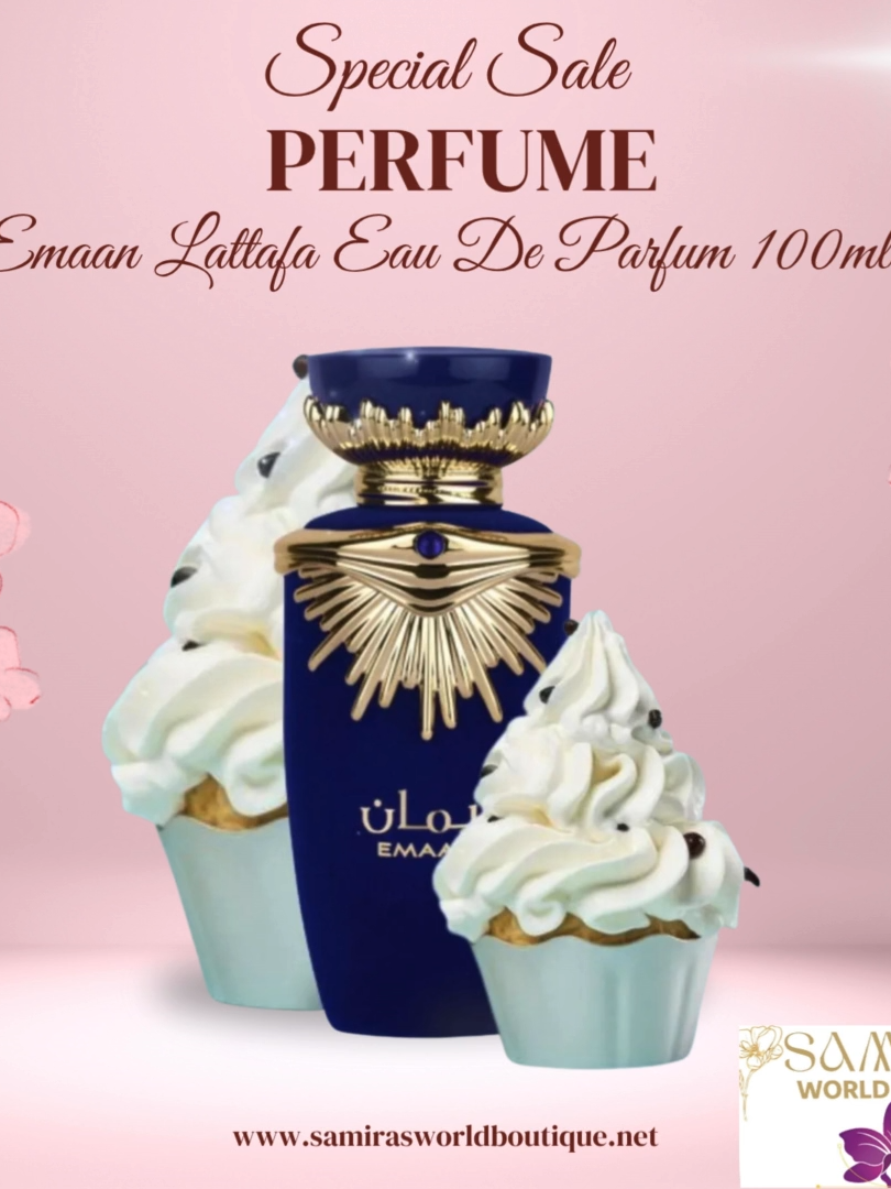 💐 Emaan de Lattafa Femenina, elegante y con un aroma floral que dura todo el día. ✨ Realzá tu esencia con esta fragancia única de Dubái. 📲 Descubrila ahora en samirasworldboutique.net 🌹 Sentite inolvidable, cada día.#ypfッ #modafeminina #ypfッviral #perfumesarabesfemeninos #CompleteLook
