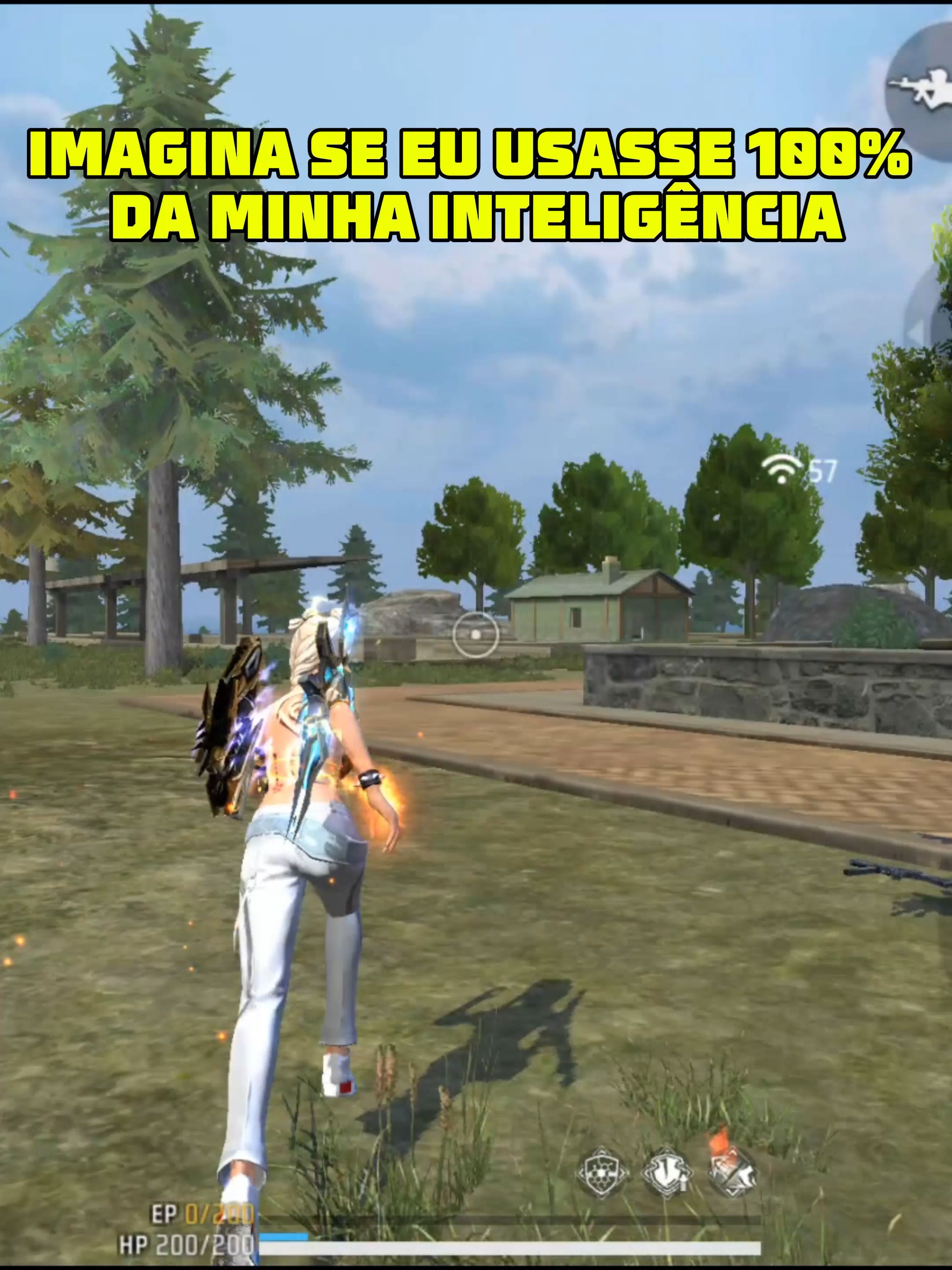 Tem hora que eu sou gênio, só não nas coisas certas!😂😂  #freefire #FreefireBrasil #Freefirememe