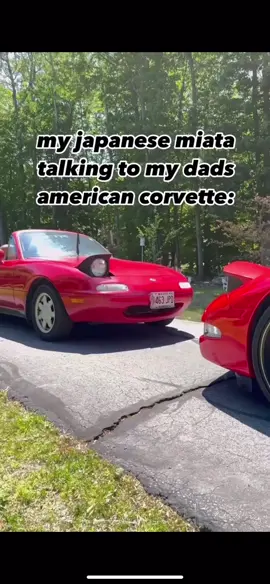 😂😂 #miata #chevy #corvette #funnyvideos #funny #foryou #fyp #carsoftiktok #cartok #carlover 