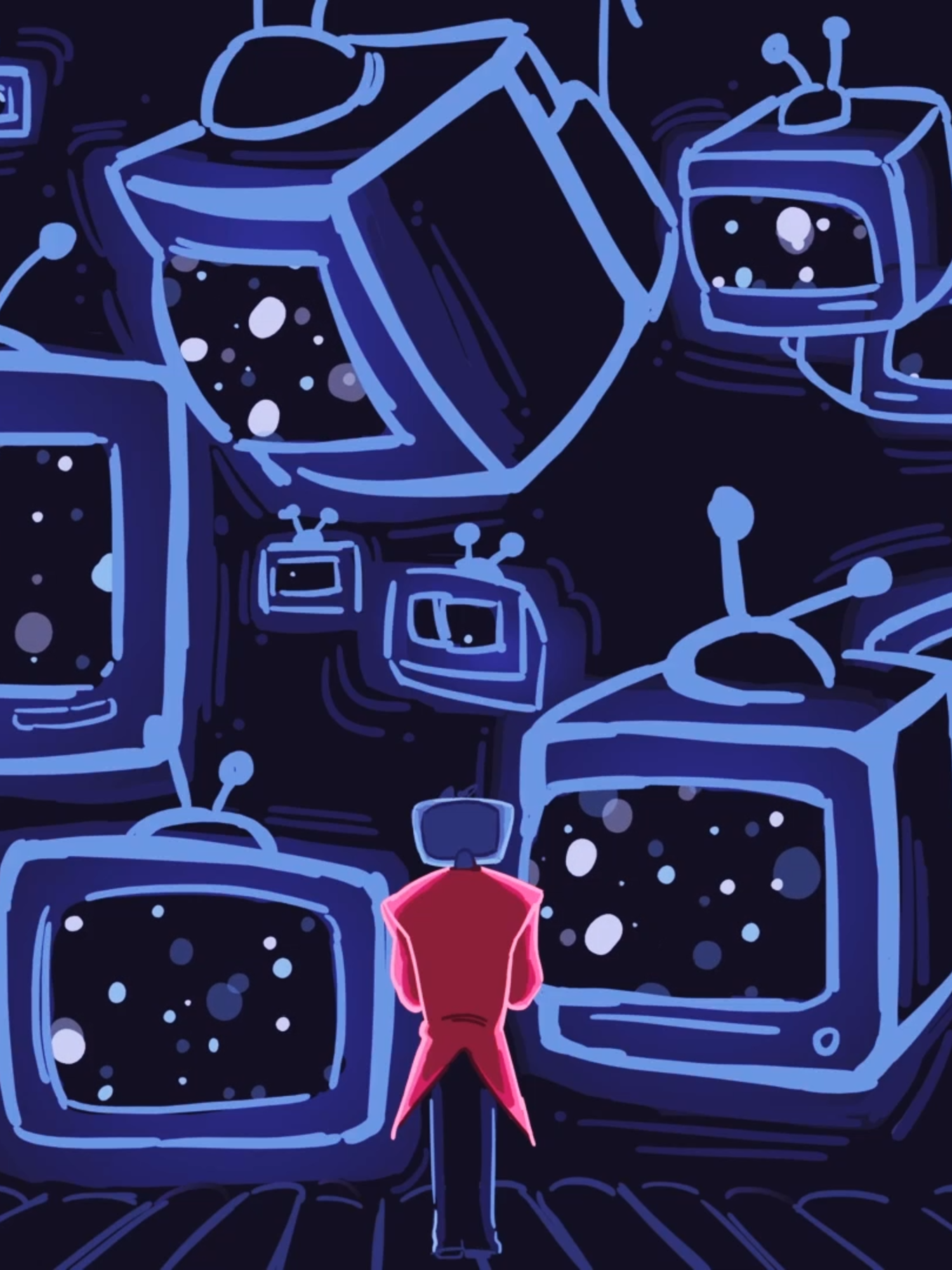 yippee im done! flip your phone to see better :)) #animation #animatic #tenna #deltarune #mranttenna #kris #anttenna #deltaruneanimation #tennaanimation