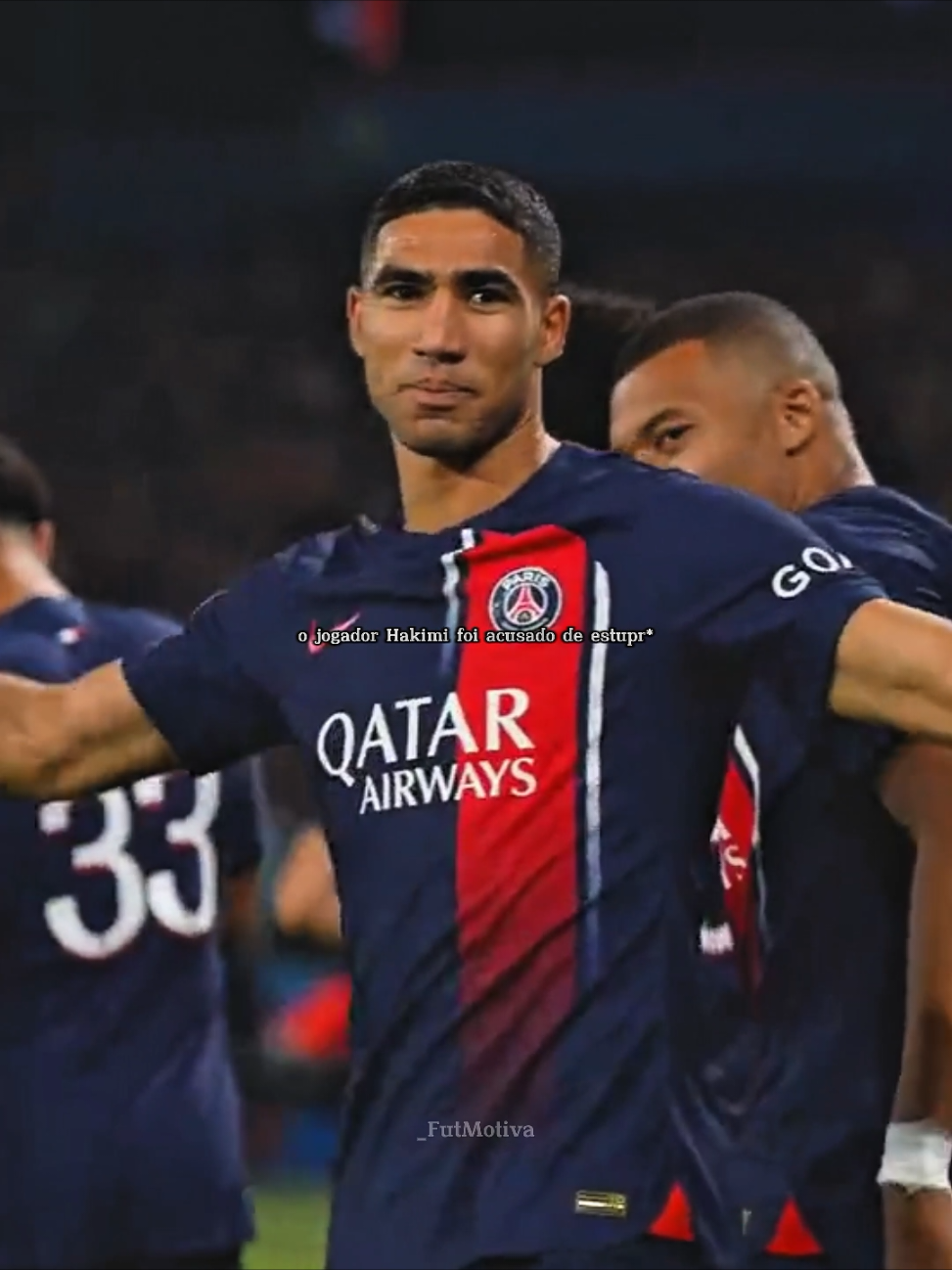 Hakimi pode ficar 15 anos preso.💔⚽🇲🇦 #fyy #futebol #hakimi #psg #motivacional #reflexao #futebolbrasileiro 