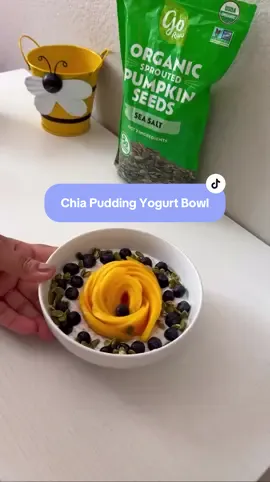 When food is also art! #goraw #pumpkinseeds #yogurtbowl #chiapudding 📸: @withlovepreet on IG