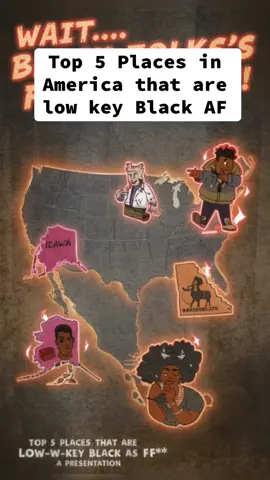 Wait, Black folks live out there?  The top 5 Black AF cities you wouldn’t expect. #Top5 #Blackpeople. #BlackAF #Blackculture 
