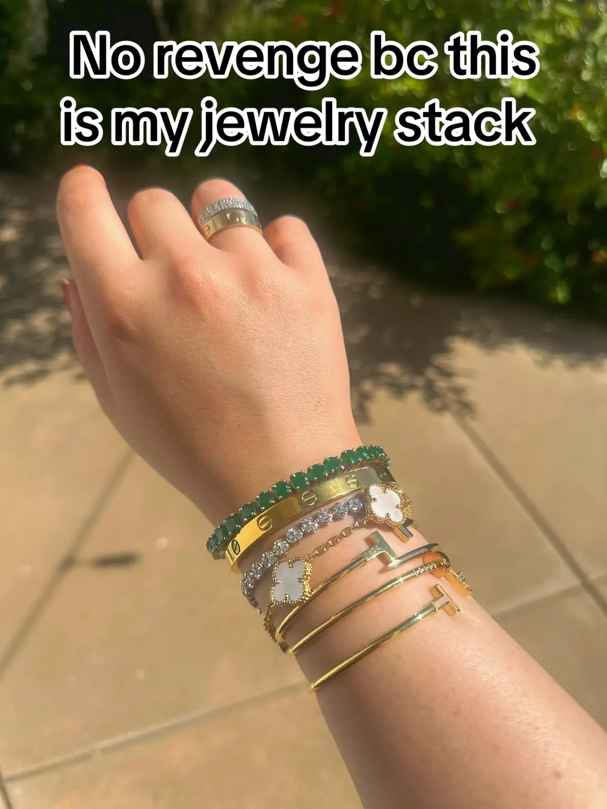 #jewlerystack #jewleryhaul #cartierlove #vca #emeraldjewelry 