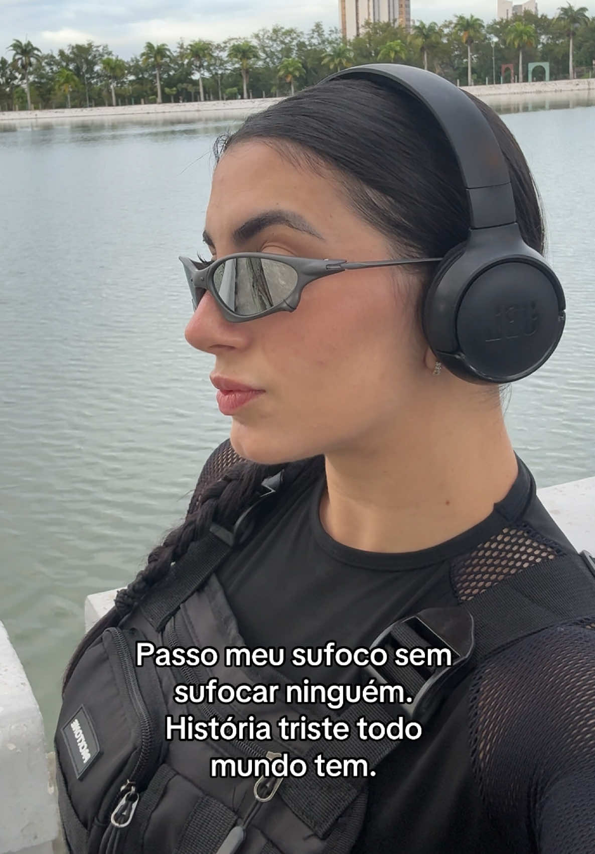 link do fone e da bolsa de peito na Bio 🦅💪🏻