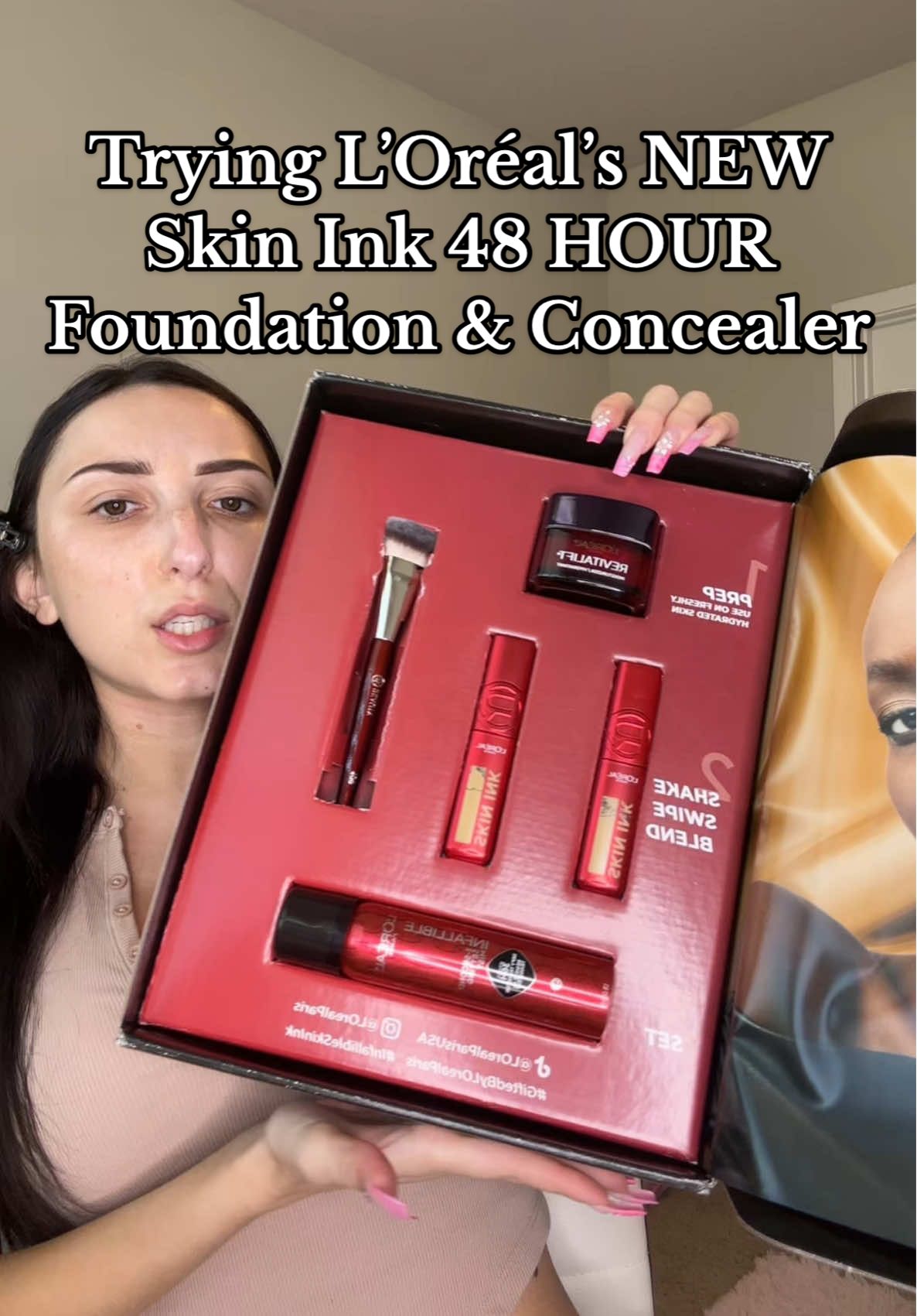 Replying to @KellyAnne-Life & Beauty do you see the issues that started to happen towards the end, idk about this one 😭. If you tried the skin ink from @loréal paris usa did this happen to you too?? #lorealskinink #makeupreview #makeupfirstimpression #lorealreview #newmakeupreview 