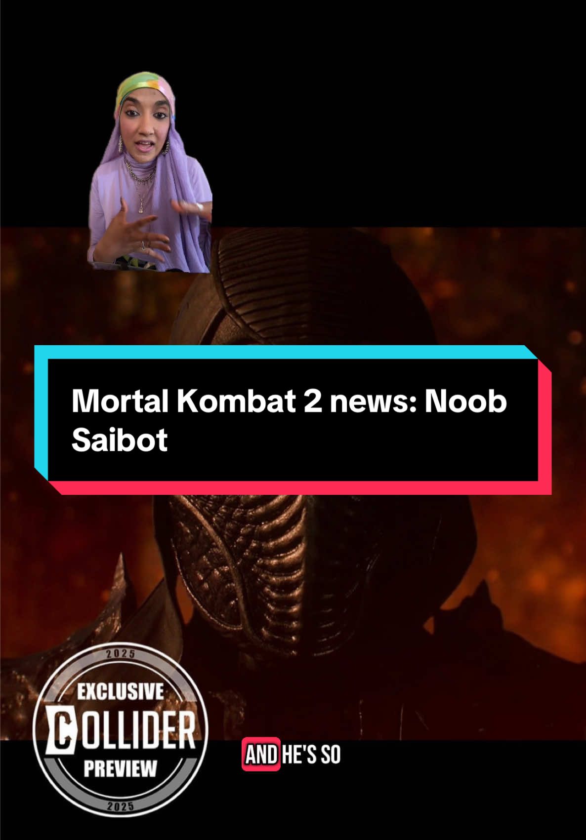 NOOB SAIBOT HAS ENTERED THE CHAT  #collider #entertainmentnews #mortalkombat11 #noobsaibot #greenscreen 