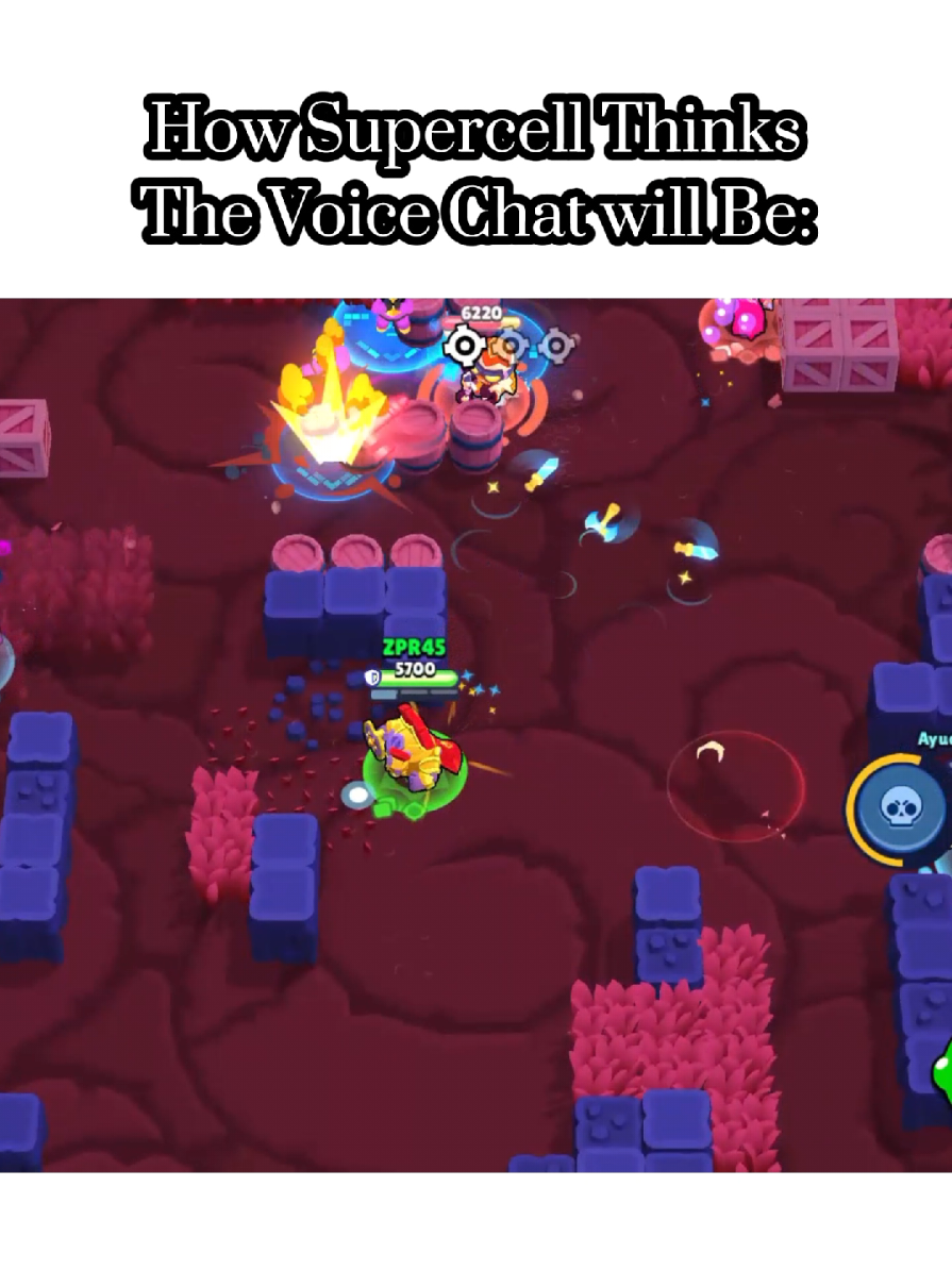 Voice Chat In Brawl Stars 😭 #brawlstars #tiktok #brawlstarstiktok 