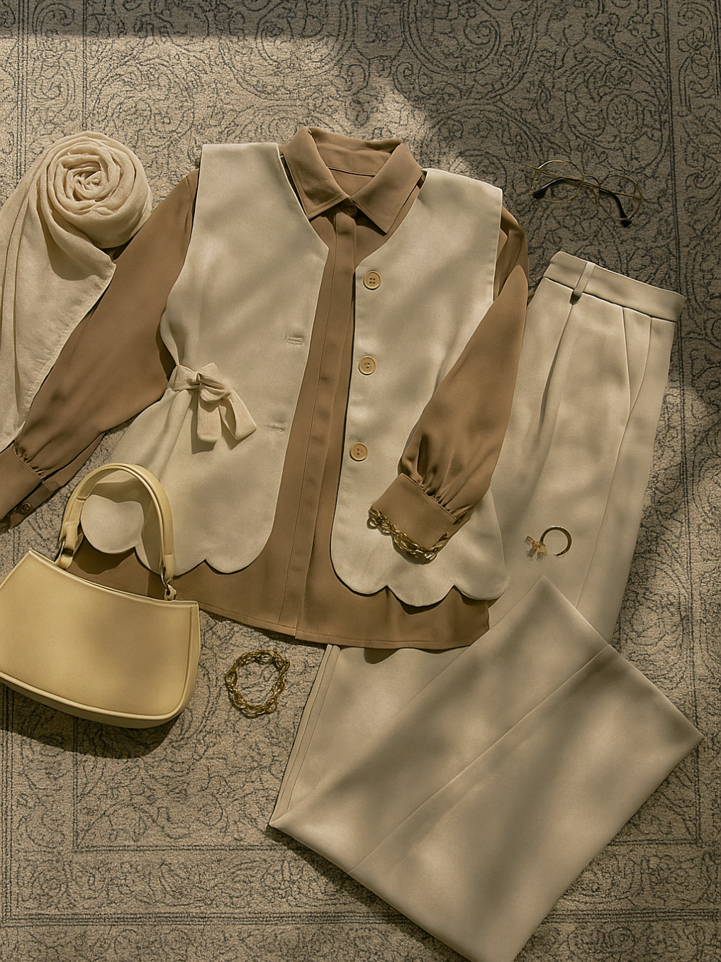 Outfit Ngopi | One Set Wanita Kekinian #oneset #outfit #wanita #outfitcewek 