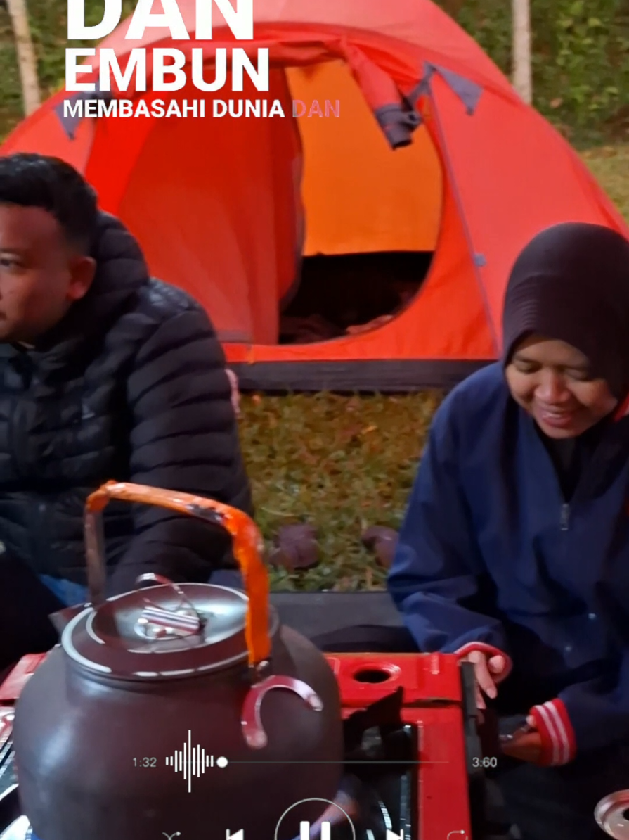 POV menikmati pagi di alam terbuka ☕ #camping  #backtonature  #kemah 