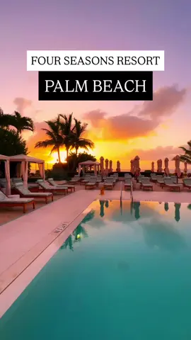 This resort is so gorgeous!! #tiktoktravel #fourseasonspalmbeach #palmbeach #visitflorida #thepalmbeaches 