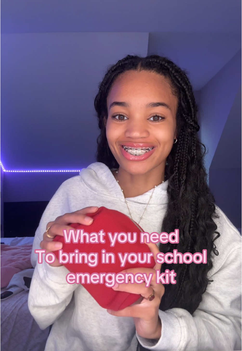 Back to school emergency kit must haves!! #school #backtoschool #emergencykit #backtoschoolshopping #backtoschoolhaul #highschool #middleschool #trending #fyp #hygiene 
