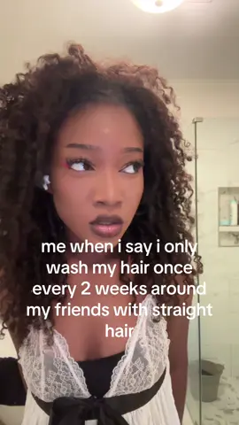 my hair would literally die of thirst if i washed it daily 😭💔