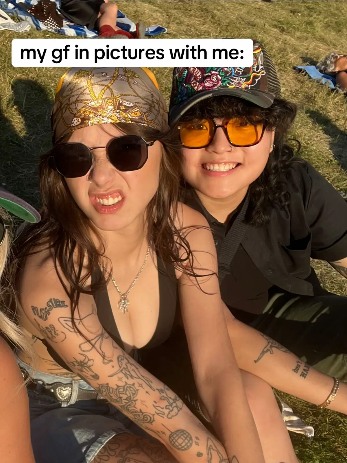 do y’all see the difference or am I trippin?? @Sophie Nélisse if you see this, just know it was the highlight of her weekend #sophienelisse #Osheaga #yellowjackets #shaunashipman #fyp #wlw