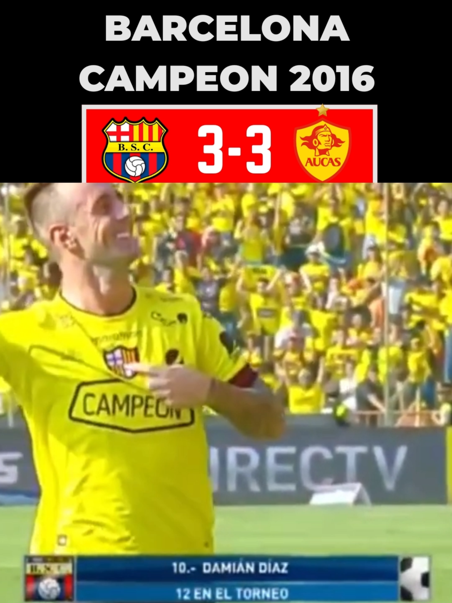 BARCELONA CAMPEON 2016 !! #bsc #barcelona #barcelonasc #ligaproec #ligaproecuador #barcelonacampeon #barcelona2016 #copalibertadores #Libertadores