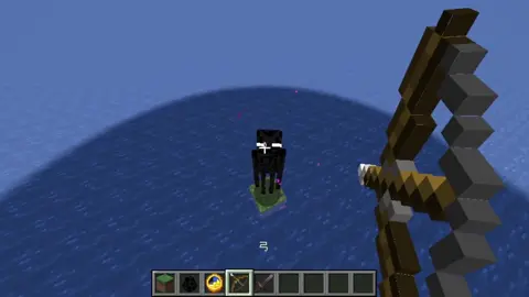 How to shot an enderman with arrows #fyp #Minecraft #enderman 