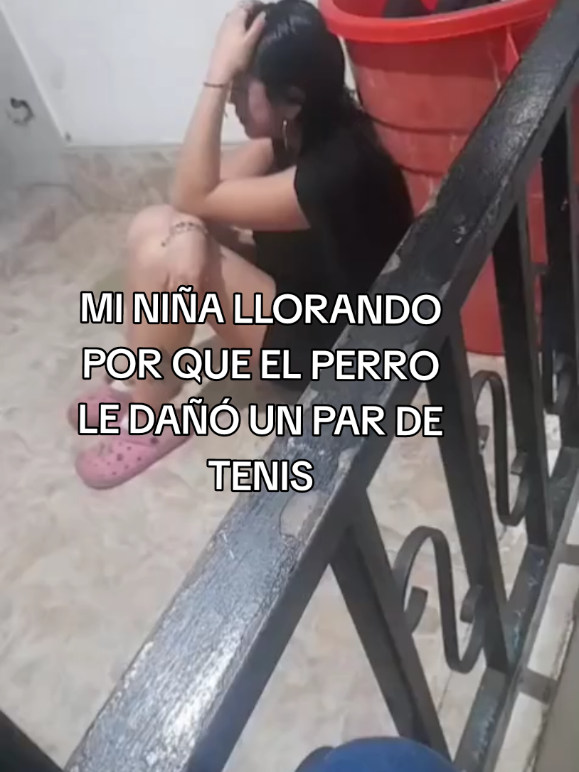LA NIÑA ESTÁ TRISTE MI HIJA LLORANDO POR QUÉ EL PERRO LE DAÑO UN PAR DE 👟#laniñaestatriste #leodan mi bebé triste #paradedicar💌 #paratiiiiiiiiiiiiiiiiiiiiiiiiiiiiiii #fracesparadedicar #paradedicar🙈❤️🙈 #fracesparadedicar♡ #soloparati 
