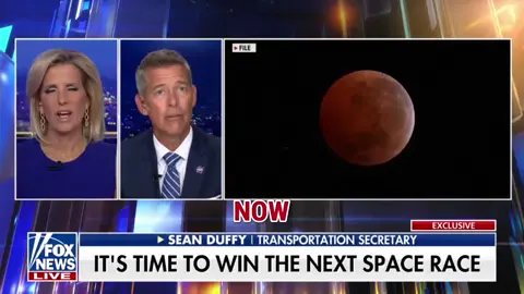 The Trump administration wants energy production on the moon in the next five years, Interim NASA Administrator Sec Duffy tells Laura Ingraham.