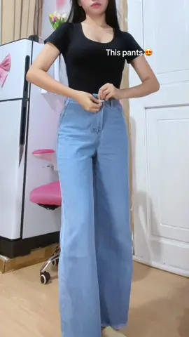 This pants is also perfect for short girlies✨🎀 very good quality and affordable pants #pants #pantsrecommendation #denimpants #highwaistpants #pantsforshortgirls 