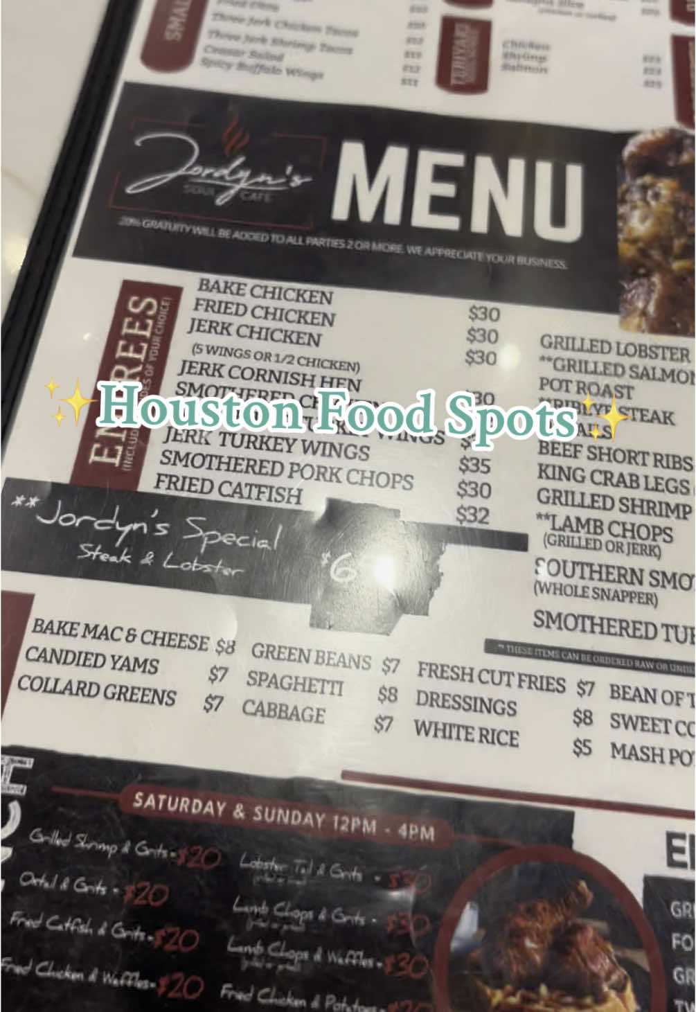 Houston Food Spots✨  #houstonfoodspots #soulfood #houstonsoulfood 