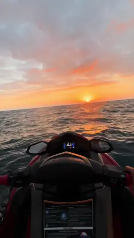 #jetski #sunset 