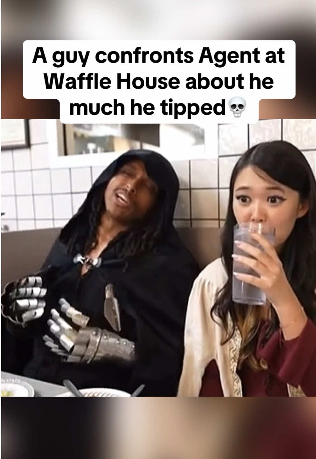 A guy confronts Agent at Waffle House about how much he tipped💀 #agent #agent00 #extraemily #wafflehouse #foryoupage #fyp #foryou #fypシ #foryourpage #viral #trending #fypage #ishowspeed #kaicenat #adinross #ddg 