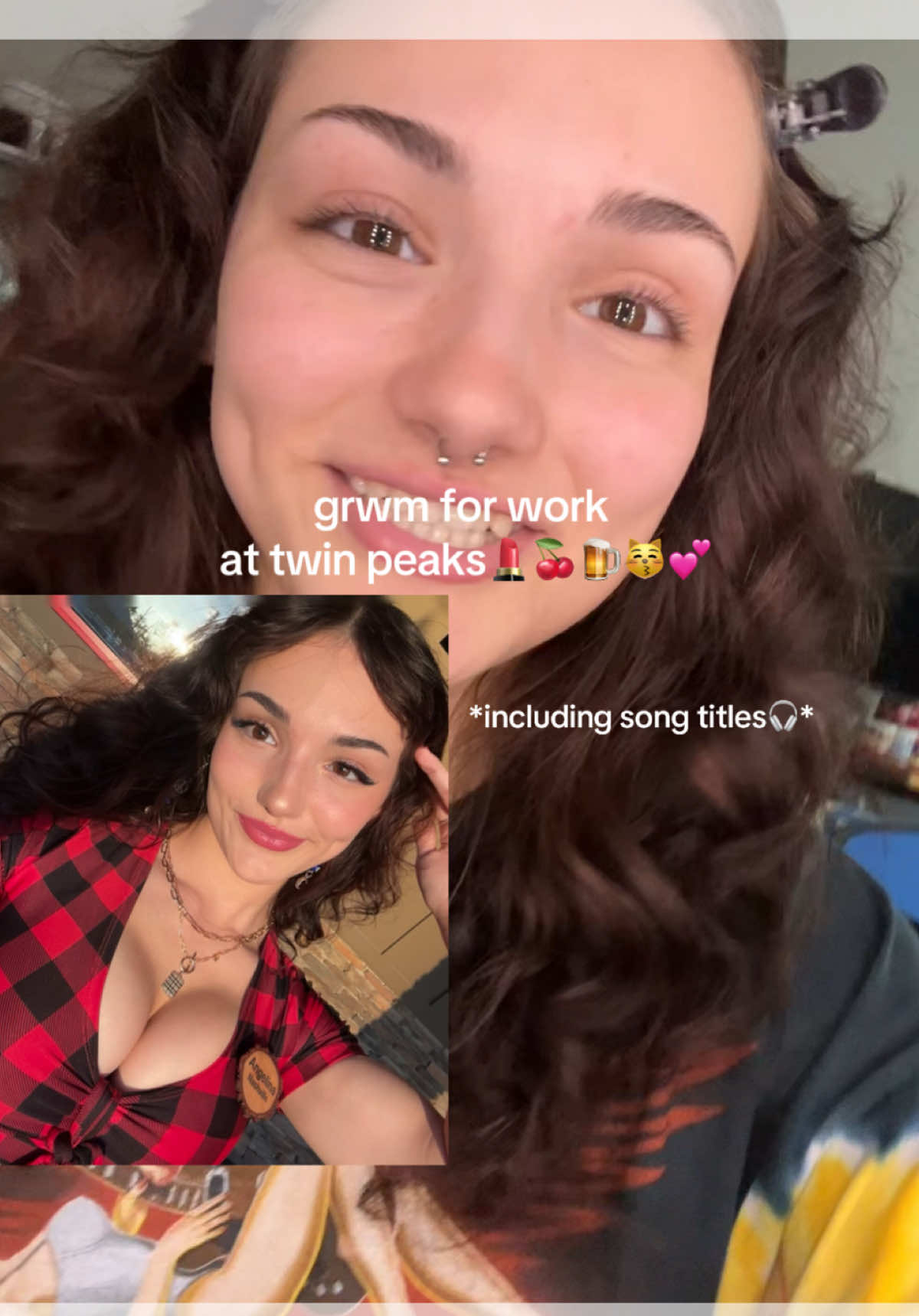 grwm for work at twin peaks including my playlist of the day😛💅 nothing is sponsored, everything is just products i love🫶 #grwm #makeuptutorial #twinpeaks #twinpeaksgirl #makeup #MakeupRoutine #lashes #getreadywithme #maydayparade #piercetheveil #patd #makeuptok #alternative #altmusic #makeuptut #beauty 