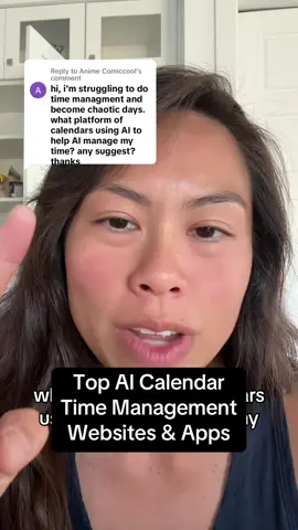 AI calendar & time management apps! Full disclosure I don’t use any of these because I luckily don’t have any meetings 😅 #ai #calendar #timemanagement #productivity #productivitytips #aitools #sabrinaramonov 
