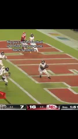 Nothing better than a big man with the ball #nflfootball #NFLPlayoffs #nfl #nfltiktok 