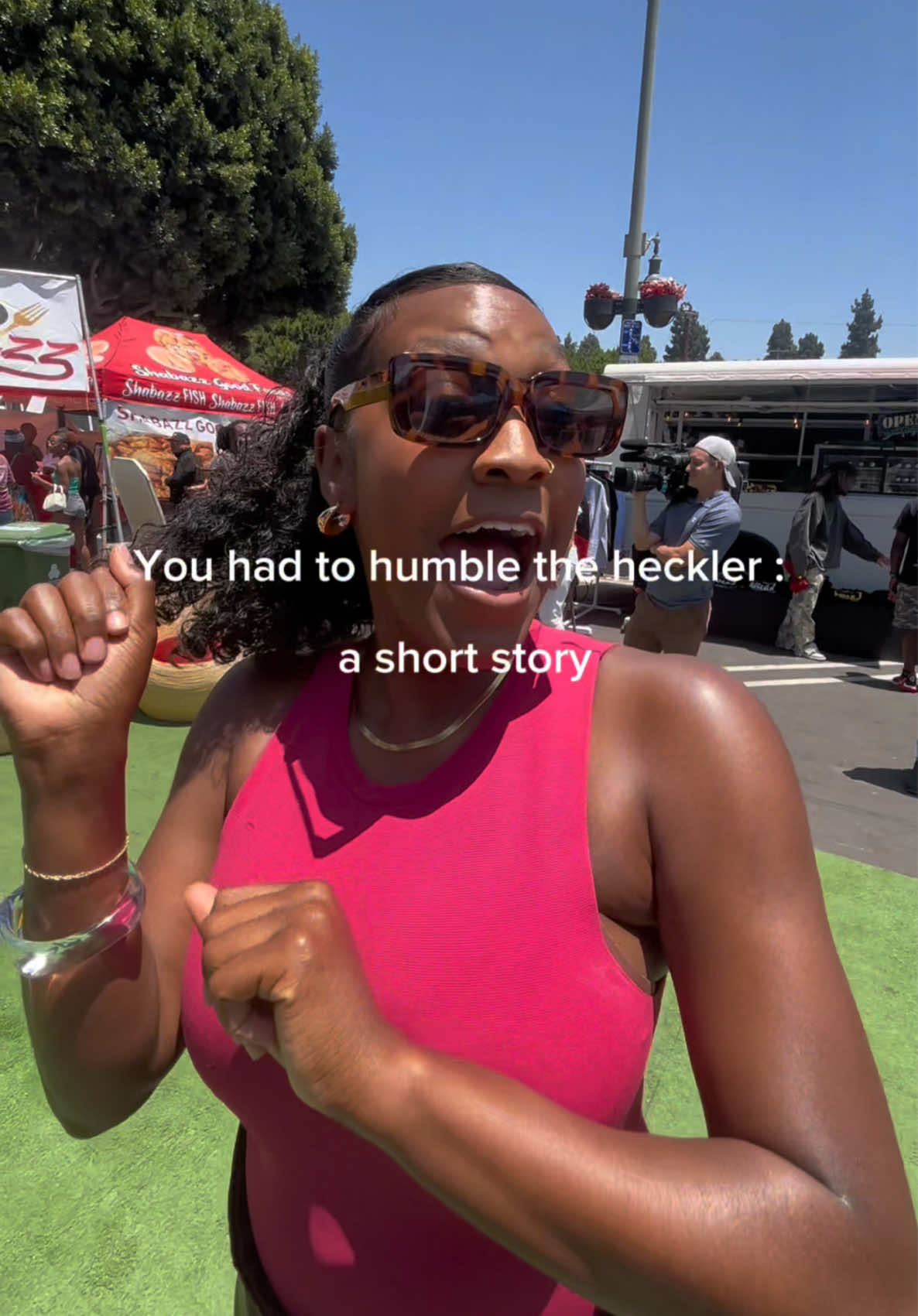 Heckler in the dunk tank didn’t stand a chance against me! #dunktank #juneteenth #leimertpark #southcentral #fyp #shortstory #heckler 