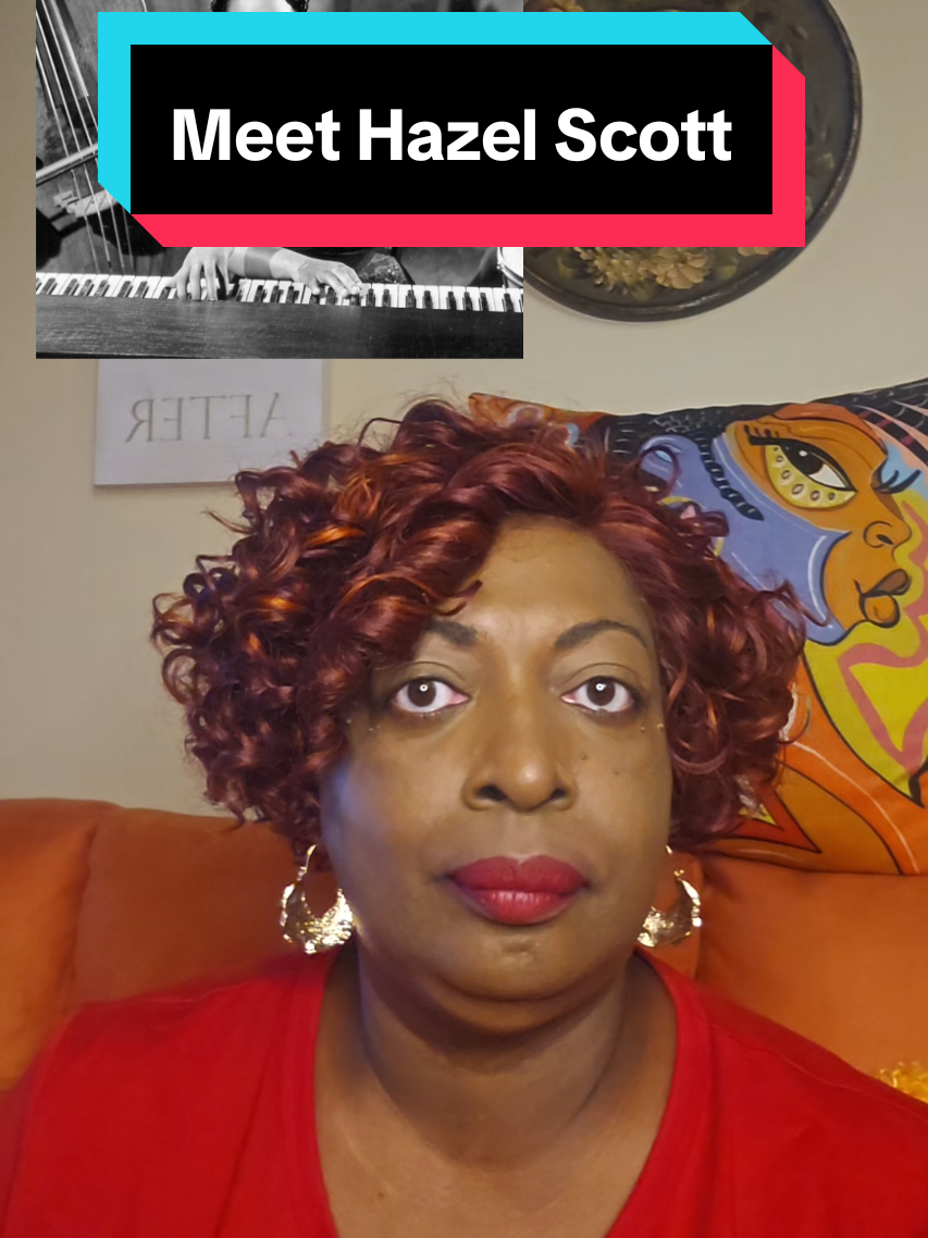 Meet Hazel Scott. #pianist #childprodigy #tvshowhost #africanamericanwoman #blackwoman #herstory #story #storytime #hollywood #femalemusician #storytelling 