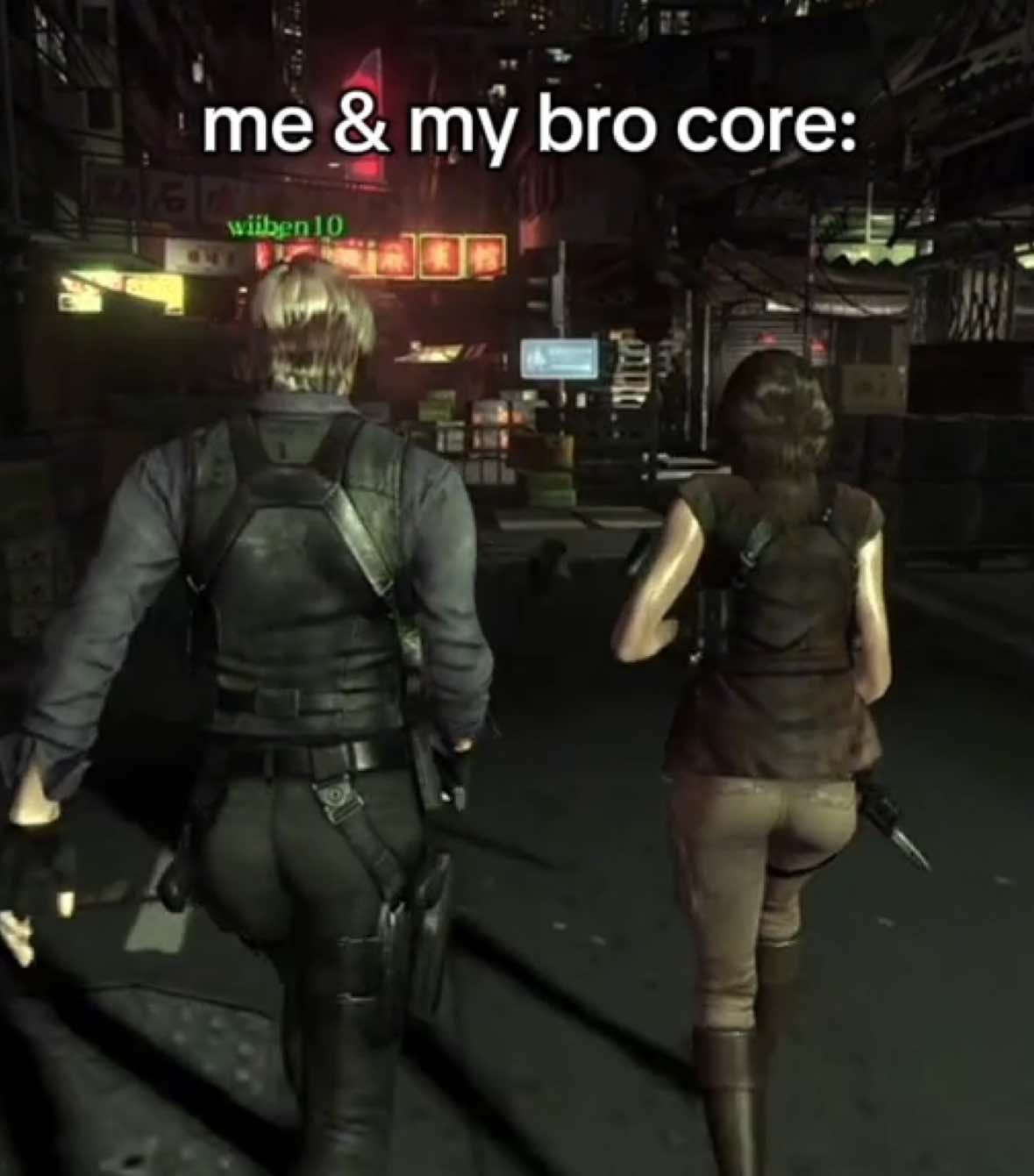It’s a vibe 🔥 #residentevil #residentevil6 #leonkennedy #helenaharper #uscore 