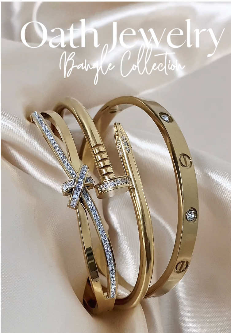 Love the quality of this product ✨ grabi solid material and high quality stainless steel #oathjewelry #jewelry #bangle #bangles 