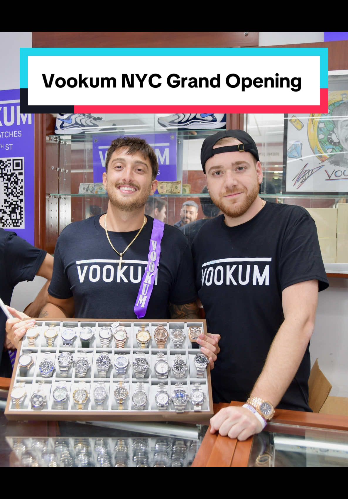@Vookum  NYC Grand Opening Recap  Thank you to everyone who pulled up and showed love, your support means everything. Onward and upward. 💜 #Vookum #WatchLimit #GrandOpening #DiamondDistrict #WatchTok