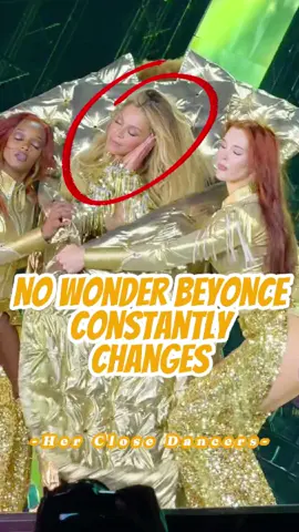 No wonder Beyonce constantly changes her close dancers,she’s using a clever strategy to make sure she’s always the focus on stage!#beyonce #celebrity 