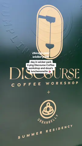 2 great spots discourse is a temporary pop up, have you tried either? #coffeeshop #cafe #chicagofood #placestogoinchicago #dovesluncheonette #wickerpark #chicago 