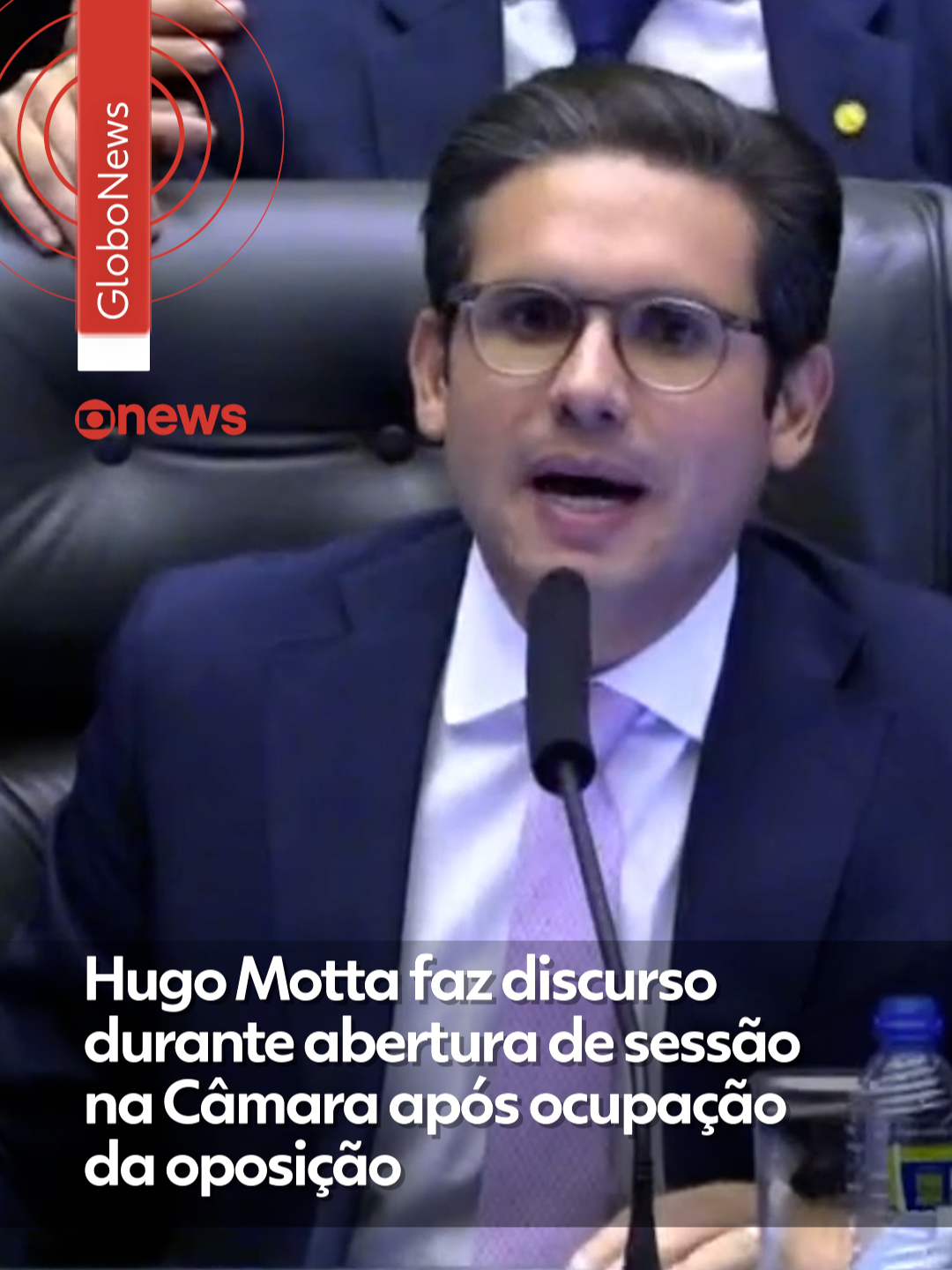 Pronunciamento - Após retomar o comando da Mesa Diretora da Câmara dos Deputados, o presidente da Casa, Hugo Motta, afirmou na noite desta quarta-feira (6) que a democracia 