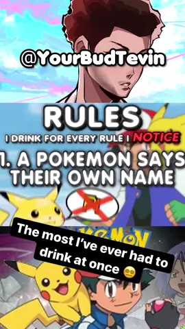 Trying YOUR drinking games: Pokemon! #drinkinggame #yourbudtevin #outtree #pokemon 