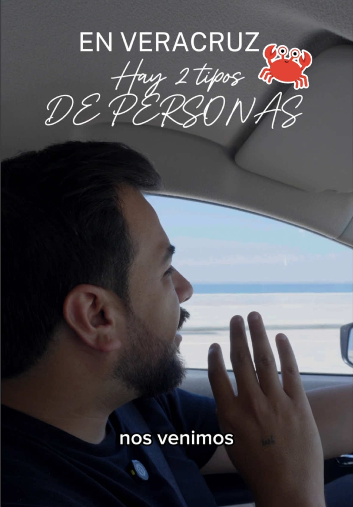 Jarocho 🦀 que se respeta maneja por el bule para ir viendo el mar 🌊  ¿Sí o no? 