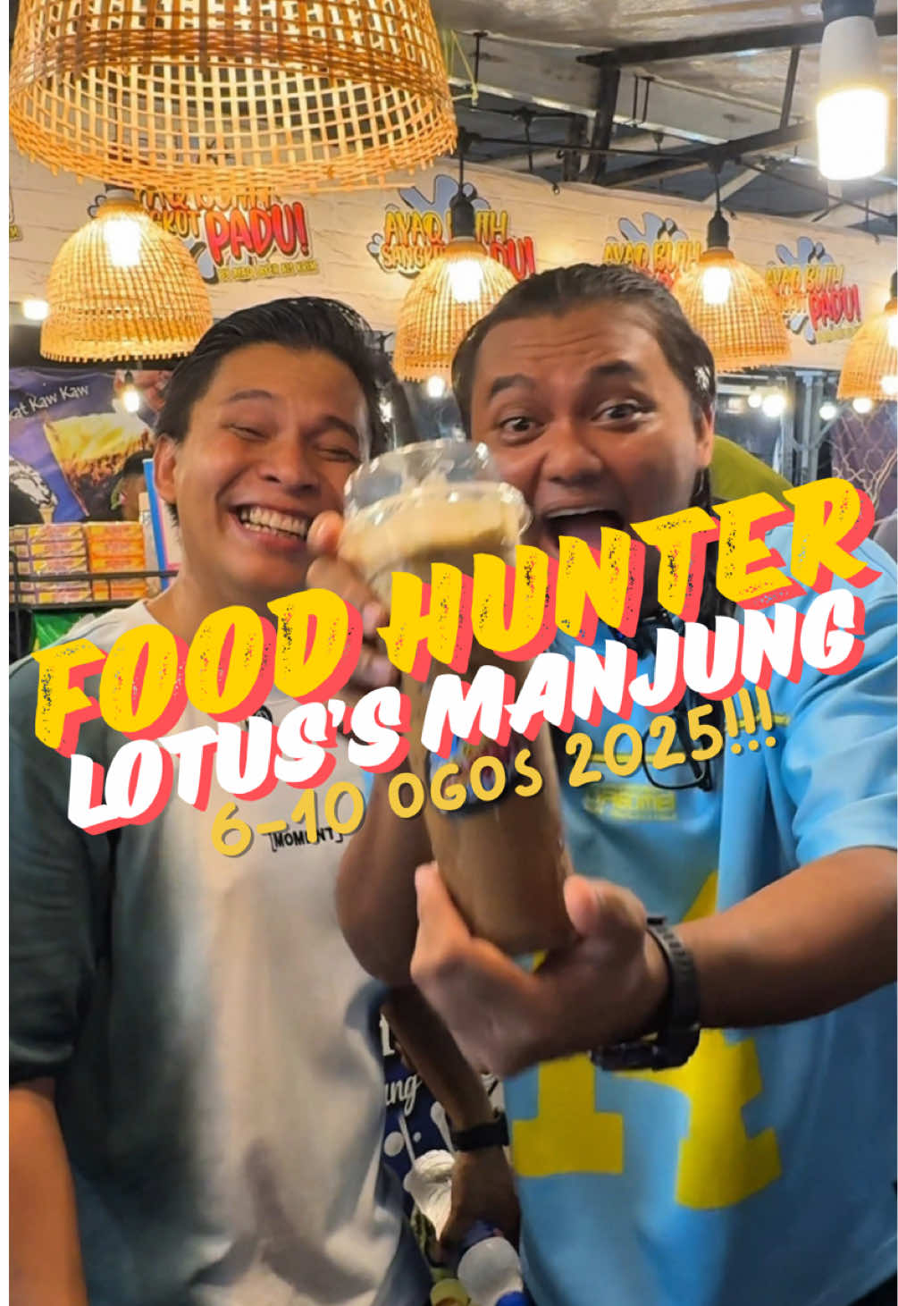 Panggilan kepada warga manjung!!! @Food Hunter yang di wangikan oleh @Perfume Paradise HQ kini berada di Lotus’s Manjung bermula  6 hingga 10 Ogos 2025!!! Kali ini banyak makanan Viral boleh korang dapat sepanjang event ini berlansung. Bukan itu je!! Kita bawakan artis seperti Ella, Zamani, Apak, Chombi & XPDC!! Apa lagi korang yang dekat tu meh laa jemput datang ramai ramai ya🥰