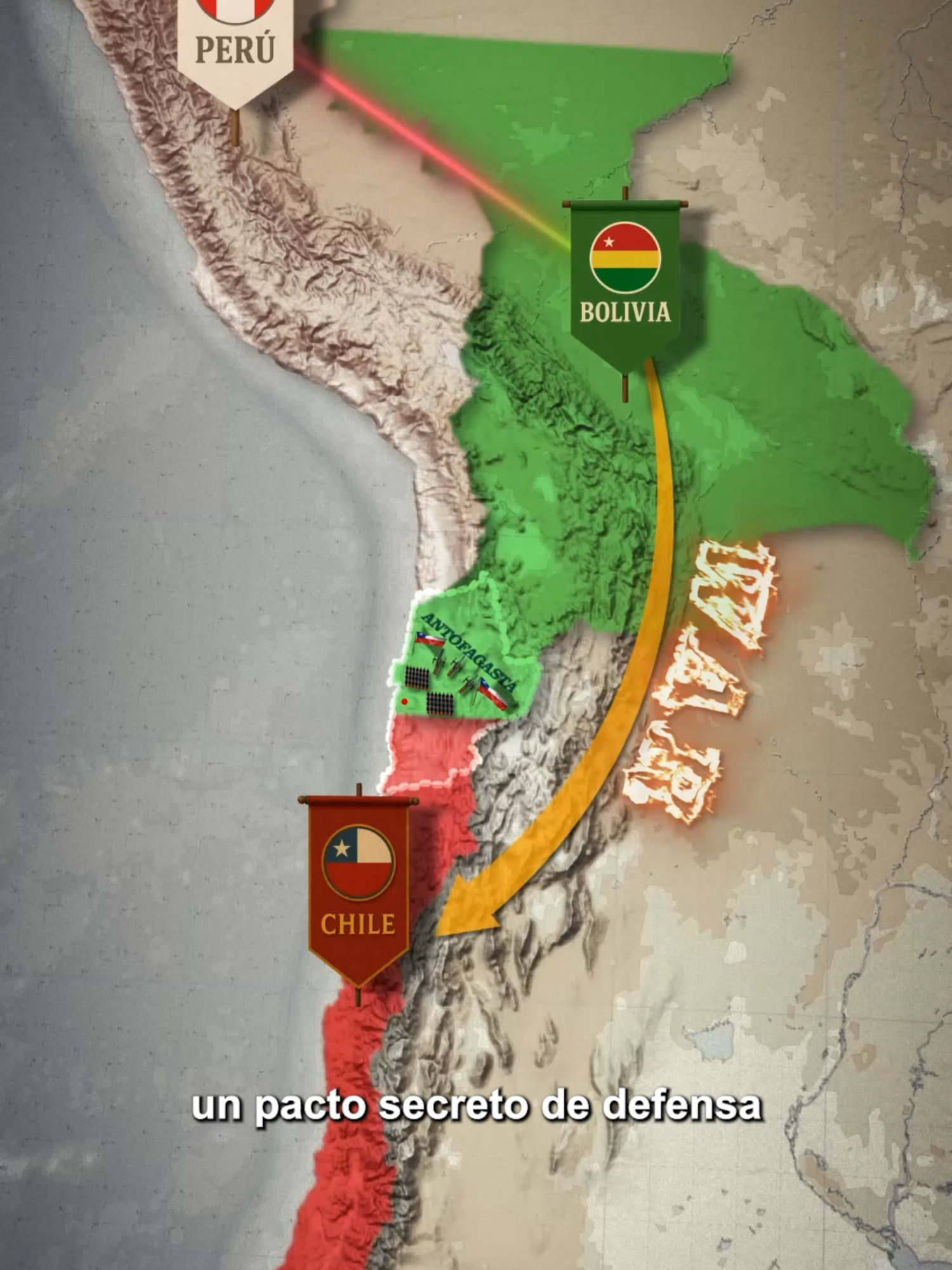 ¿Cómo Chile derrotó a Perú y Bolivia juntos?  ¿Fue suerte, estrategia o superioridad militar? Descubre cómo una nación más pequeña cambió el mapa de Sudamérica para siempre. #HistoriaLatinoamericana #GuerraDelPacífico #Chile #Perú #Bolivia #HistoriaMilitar #Geopolítica #CuriosidadesHistóricas #SabíasQue