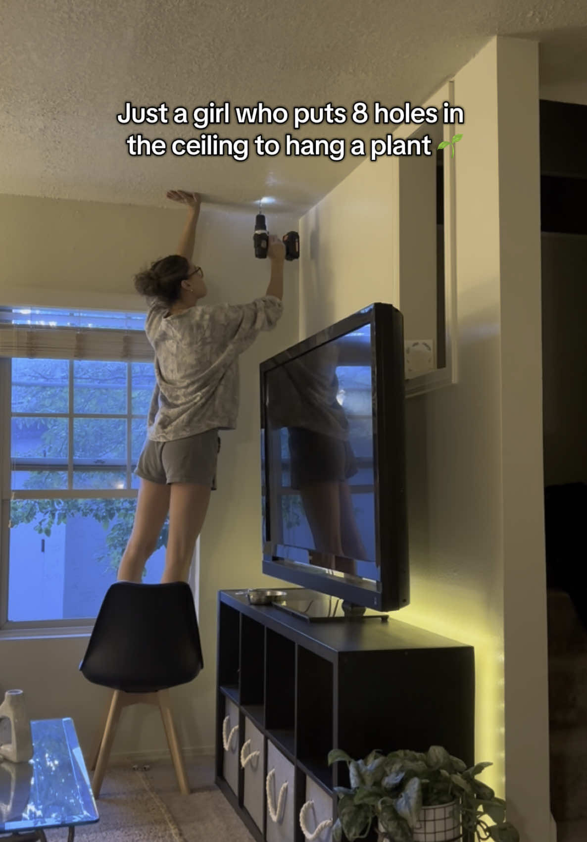 It’s cute tho #foryoupage #fyp #justagirl #hangingplants #diyproject 